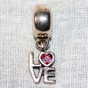 Pandora Pink Cubic Zirconia Love Charm 791253CZS